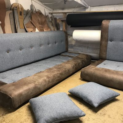 Photo of project „Fiat trigano tribute 650 cushions upholstery“ #3