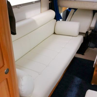 Photo of project „Hymer white leather upholstery“ #2