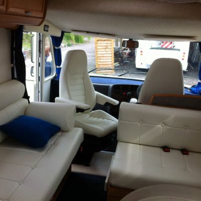Photo of project „Hymer white leather upholstery“ #8