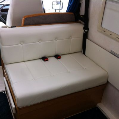 Photo of project „Hymer white leather upholstery“ #5