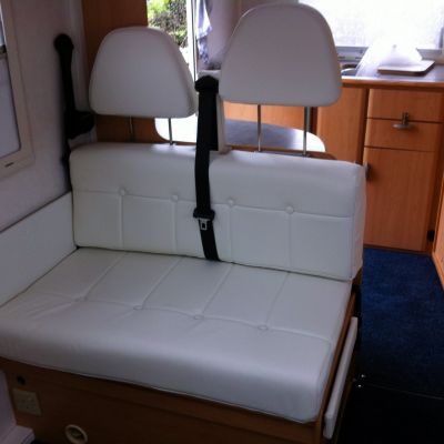 Photo of project „Hymer white leather upholstery“ #4