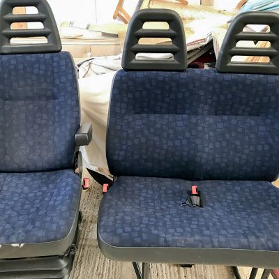 Photo of project „Iveco driver seat and double seat leather upholstery“ #8