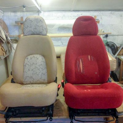 Photo of project „Motorhome Fabric + Suede upholstery“ #3