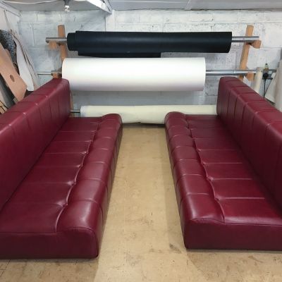 Photo of project „Red leather Motorhome cushions“ #3