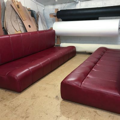 Photo of project „Red leather Motorhome cushions“ #2