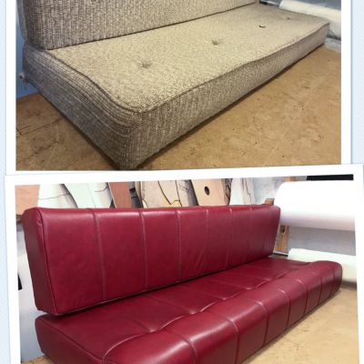Photo of project „Red leather Motorhome cushions“ #7