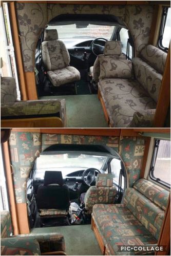 Preview for Grey Fabric Motorhome Upholstery