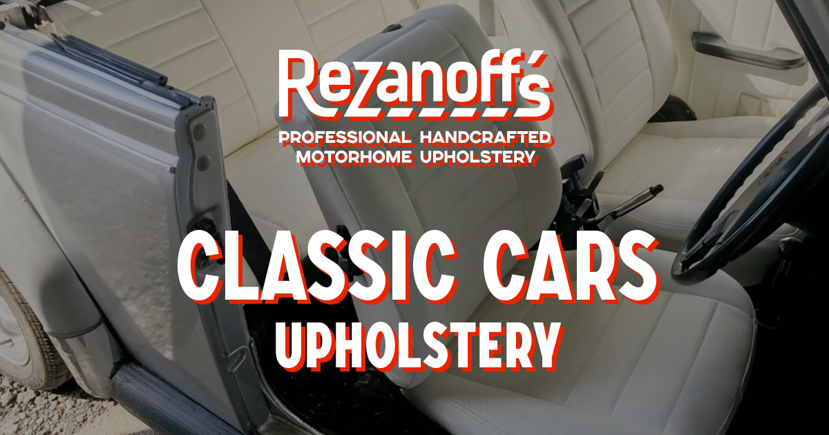 Classic car reupholstery Motorhome Upholstery Service by Rezanoff