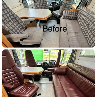 Photo of project „Hymer Classic Leather Upholstery“ #7