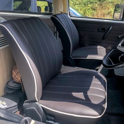 Photo of project „Volkswagen T25 leather driver seats upholstery“ #1
