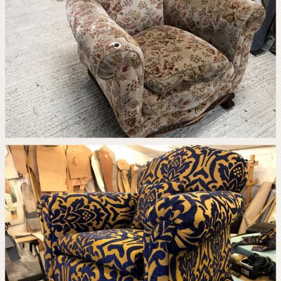 Photo of project „Armchair Reupholstery 12“ #3