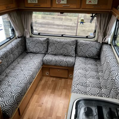 Photo of project „Black half leather Motorhome upholstery“ #10
