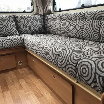Photo of project „Black half leather Motorhome upholstery“ #9