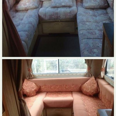 Photo of project „Fabric + suede Motorhome upholstery“ #1