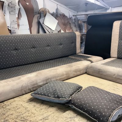 Photo of project „Fiat trigano tribute 650 cushions upholstery“ #6