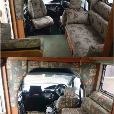 Photo of project „Grey fabric Motorhome upholstery“ #1