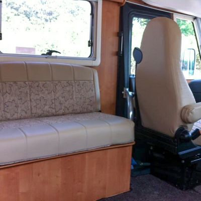Photo of project „Hymer half leather upholstery“ #2