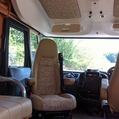 Photo of project „Hymer half leather upholstery“ #1