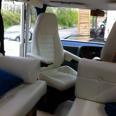 Photo of project „Hymer white leather upholstery“ #7