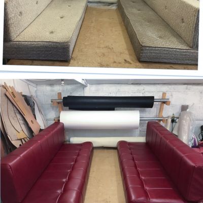 Photo of project „Red leather Motorhome cushions“ #5