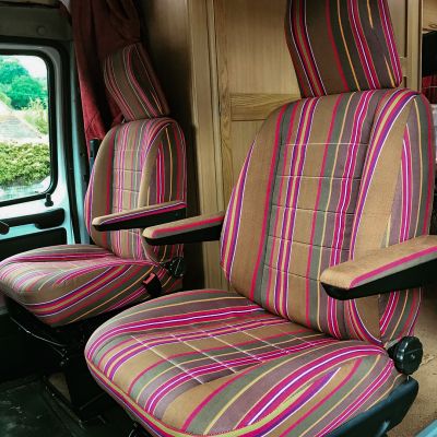 Photo of project „Stripy fabric Motorhome upholstery“ #1