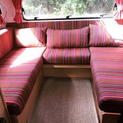 Photo of project „Stripy fabric Motorhome upholstery“ #3