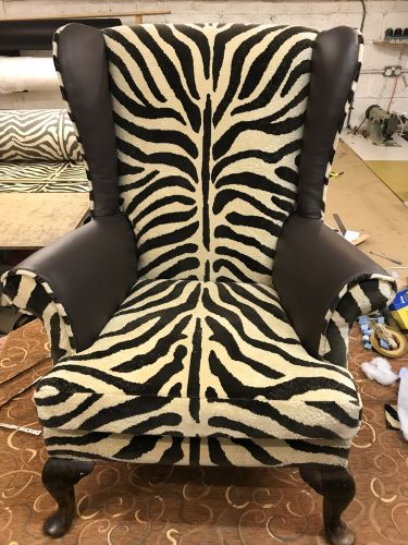 Preview for Armchair Re Upholstery Zebra