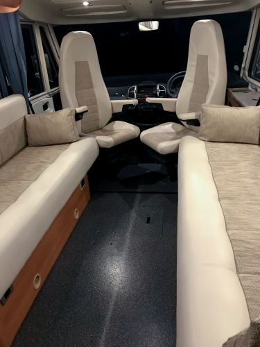 Preview for Hymer B584 New Half Leather Upholstery